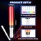 6 Pcs K-Pop Lightstick LED Glow Sticks – 15 Color Reusable Concert Glow Sticks, Battery Powered Idol Flashing Light Sticks for K-Pop/J-Pop Concerts, Raves, Parties & Camping Events